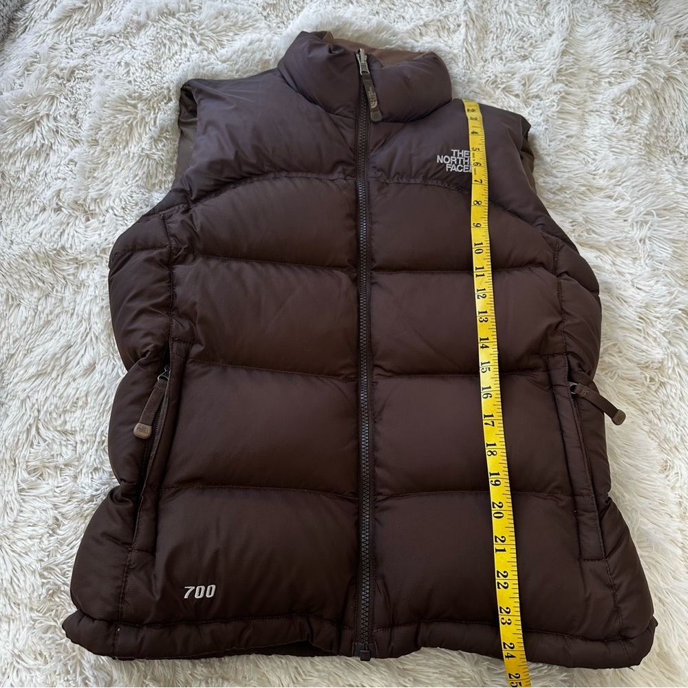 The North Face 700 Women's Brown Puffer Vest Size: Medium - Picture 3 of 11